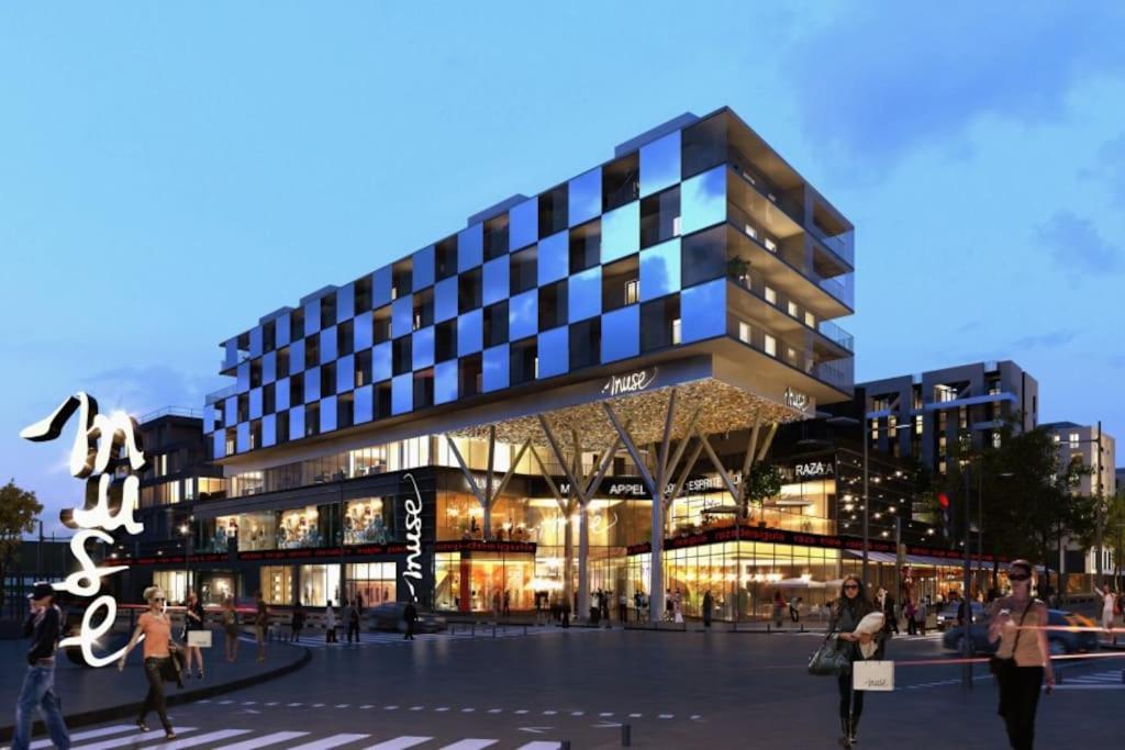Superbe Appartement Tout Equipe, Le Nid D'Eva A Metz Gare, Parking Prive, Balcon, F2, 50M2, 3P Экстерьер фото